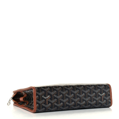 Goyard Goyardine Jouvence MM Toiletry Pouch Black Gold 4 of 10