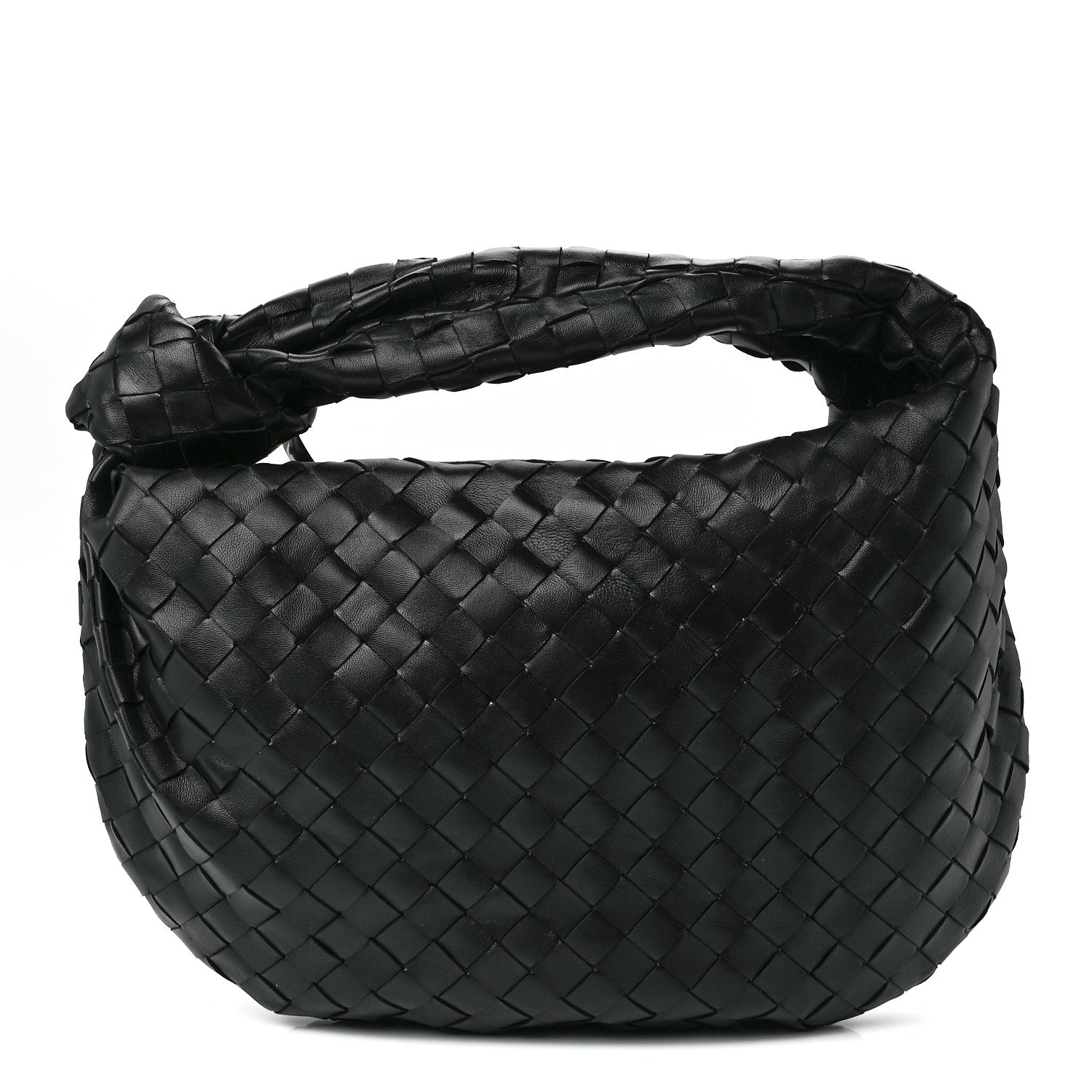 Bottega Veneta Nappa Intrecciato Teen Jodie Hobo Black 1 of 12