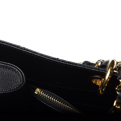 Chanel Caviar Quilted XL Grand Shopping Tote GST Black 15 of 16