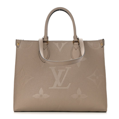 Louis Vuitton Empreinte Monogram Giant Onthego MM Tourterelle 1 of 10