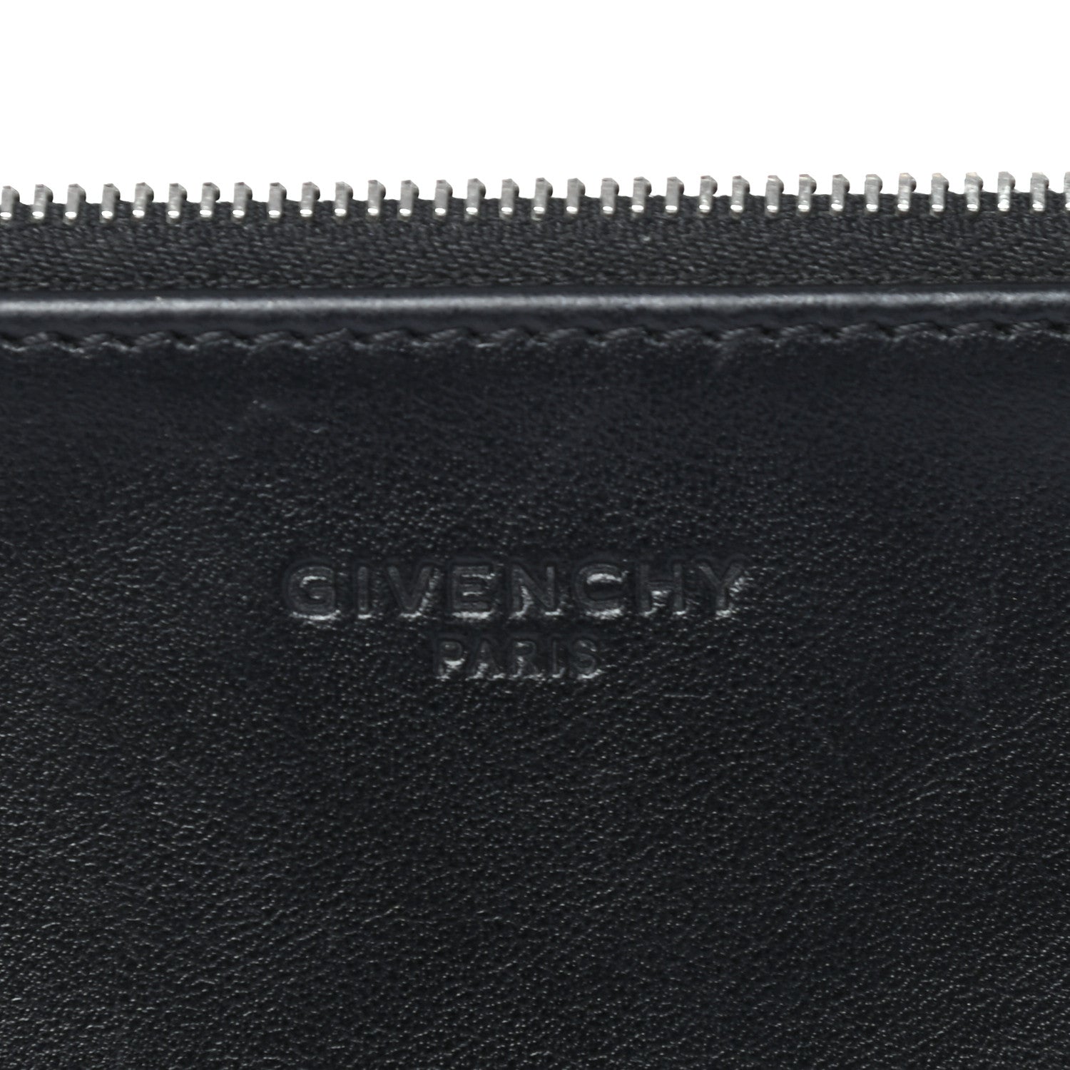 Givenchy Calfskin Bambi Print Medium Cosmetic Pouch Black 7 of 8