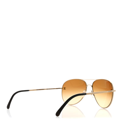 Chanel Aviator CC Sunglasses 4189-T-Q Gold 4 of 10