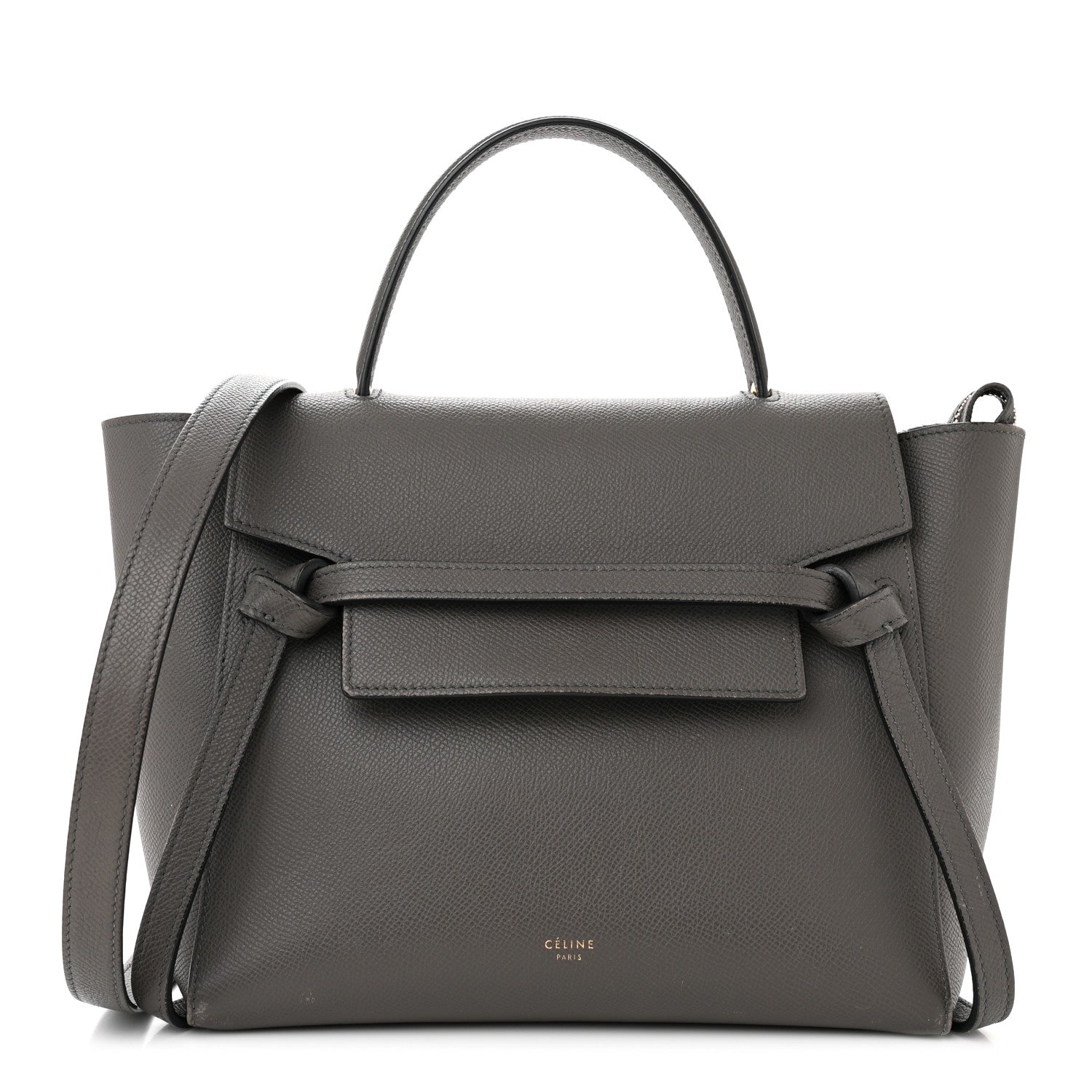 Celine Grained Calfskin Micro Belt Bag Grey 1 of 13