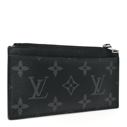 Louis Vuitton Reverse Monogram Eclipse Taiga Coin Card Holder 3 of 8