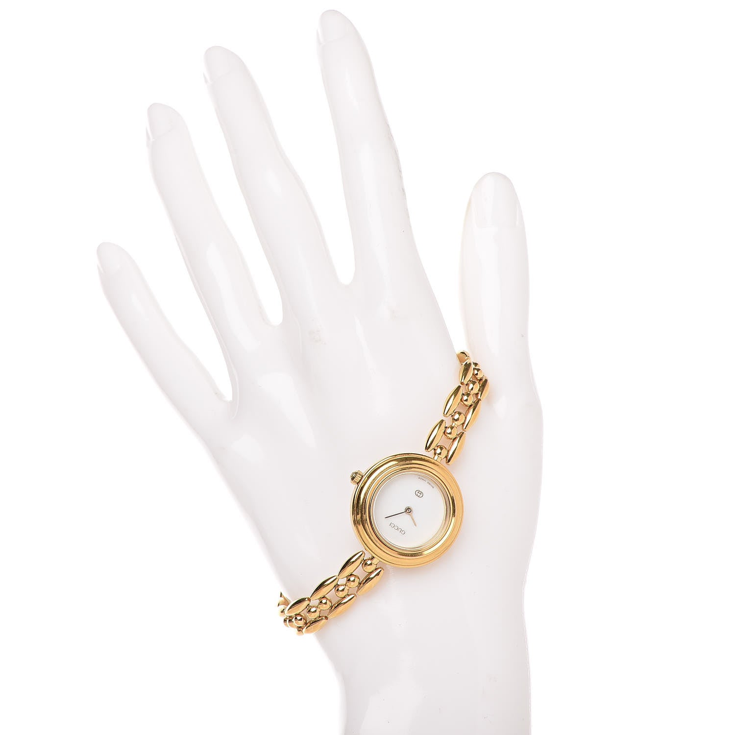 Gucci Stainless Steel 26mm Rice Link Interchangeable Bezel Quartz Watch 2 of 8