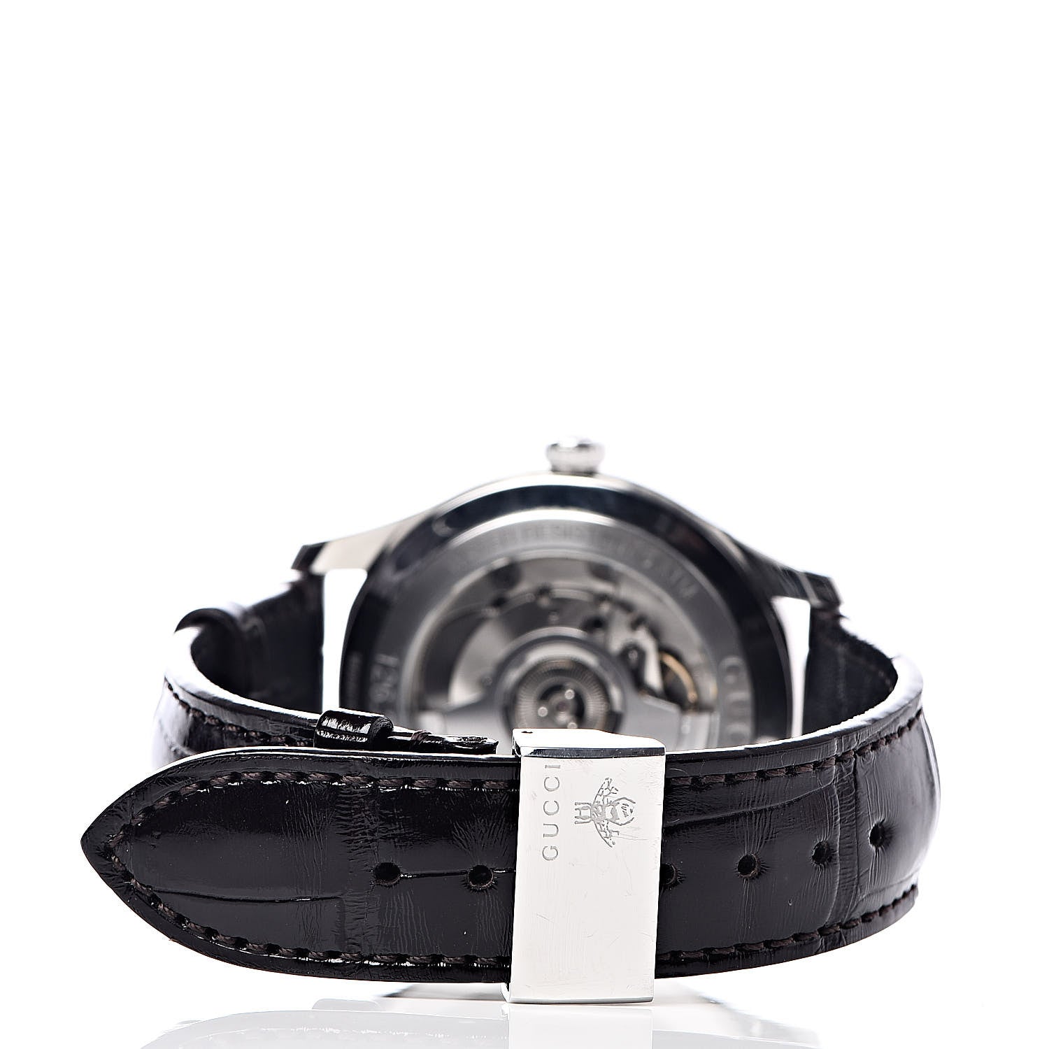Gucci Stainless Steel Alligator 40mm G-Timeless Snake Hand Automatic Watch 4 of 9