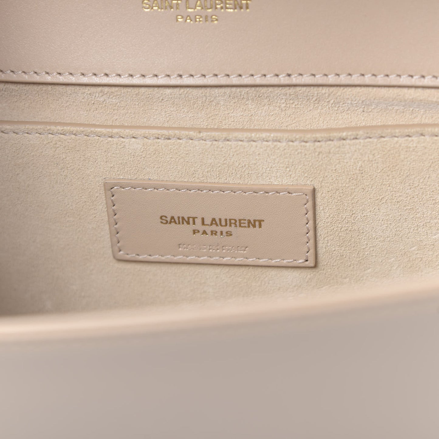 Smooth Calfskin Medium Classic Monogram Kate Tassel Satchel Nude Powder
