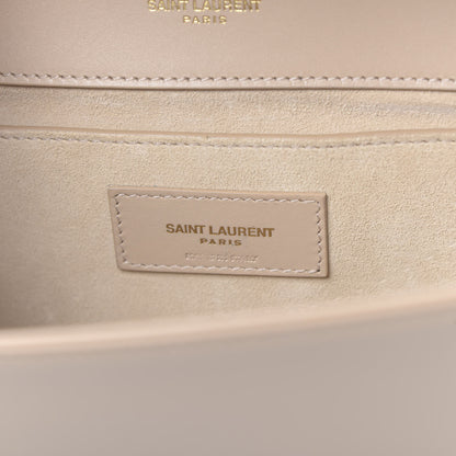 Saint Laurent Smooth Calfskin Medium Classic Monogram Kate Tassel Satchel Nude Powder 6 of 9