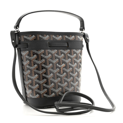 Goyard Goyardine Petit Flot Mini Bucket Bag Black 3 of 9
