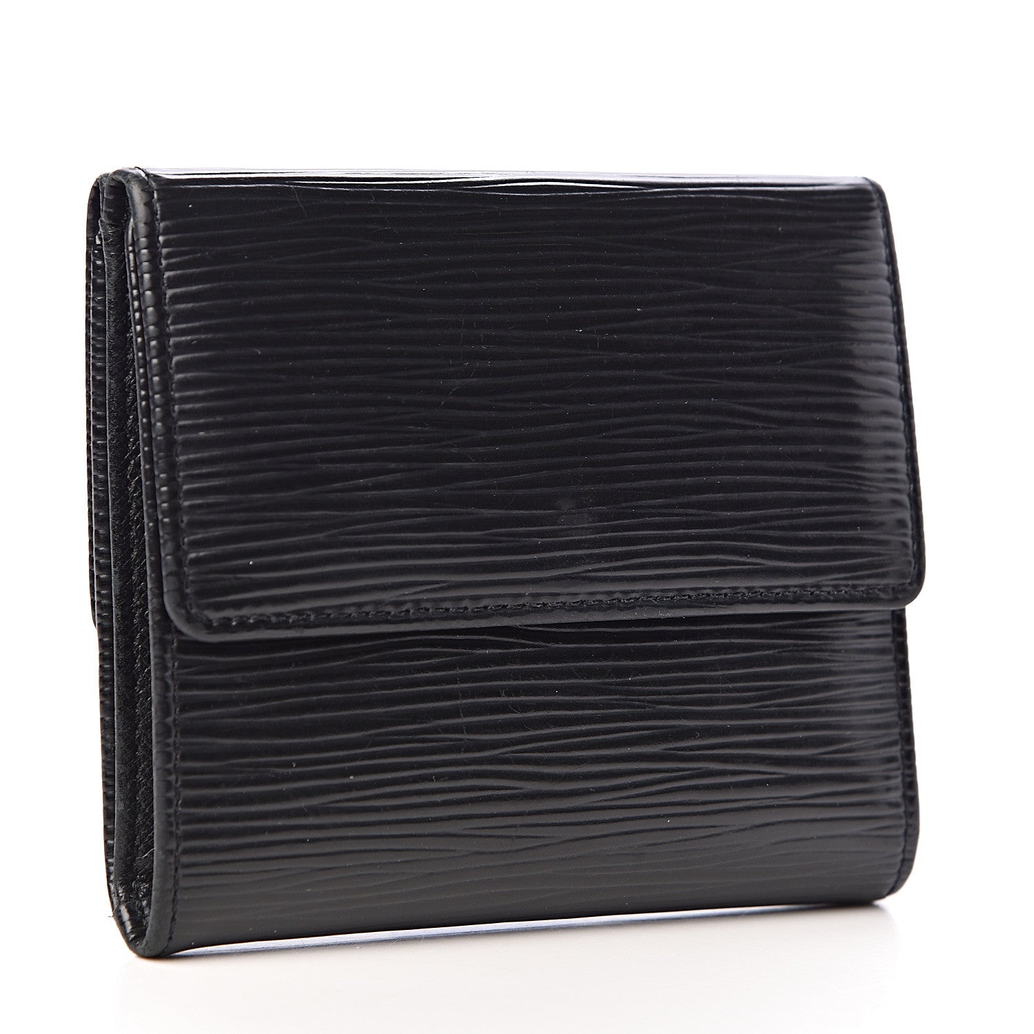 Louis Vuitton Epi Elise Wallet Black 3 of 12
