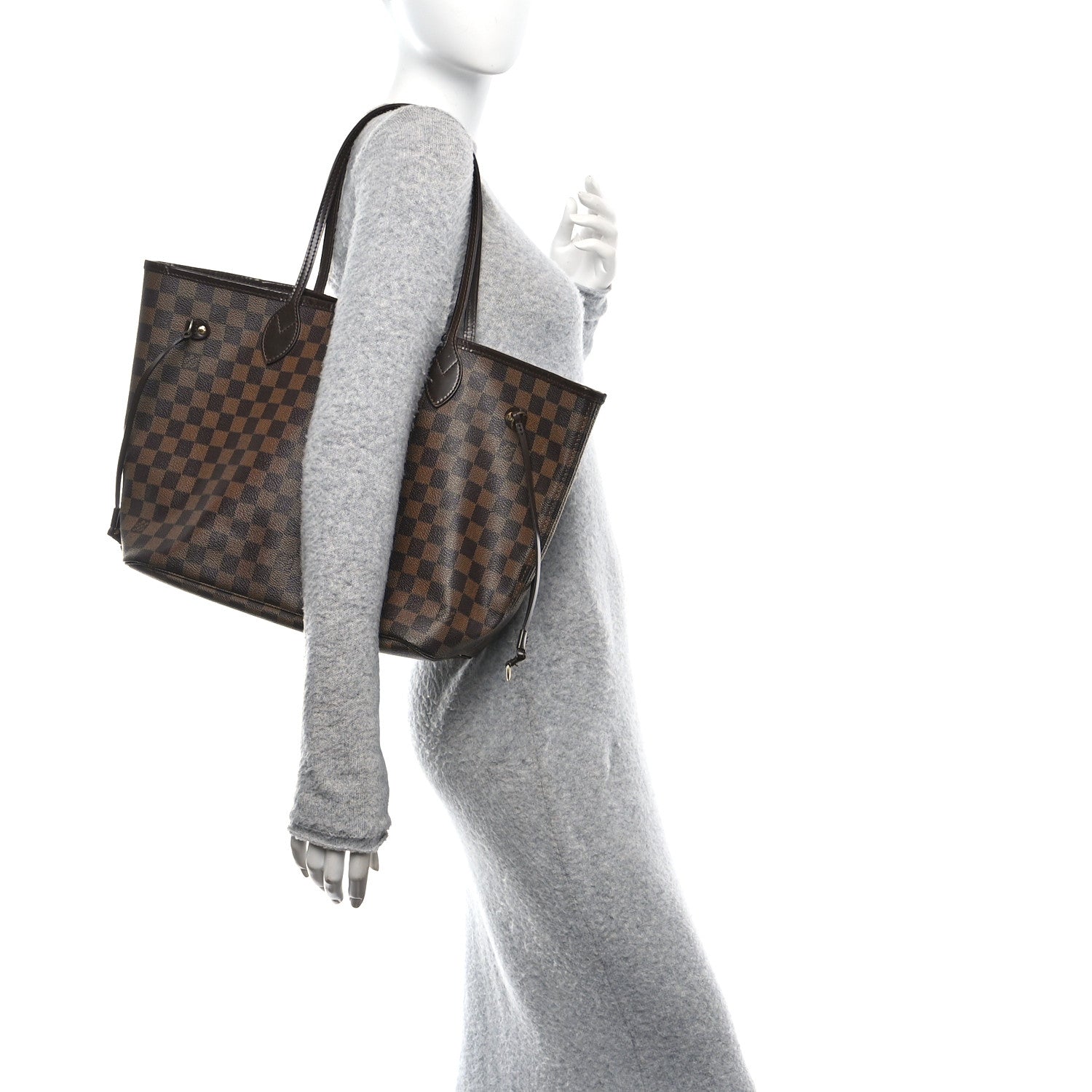 Louis Vuitton Damier Ebene Neverfull MM 2 of 10