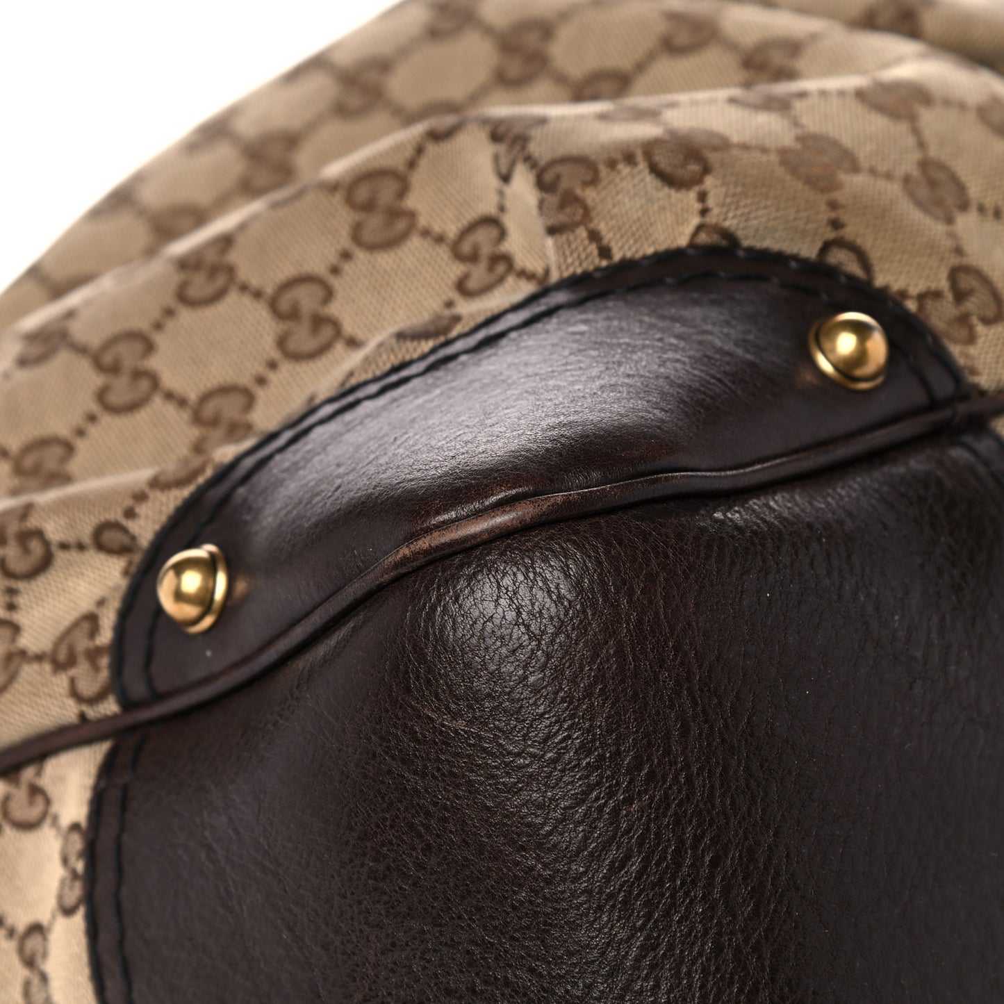 Monogram Large Jockey Hobo Dark Brown