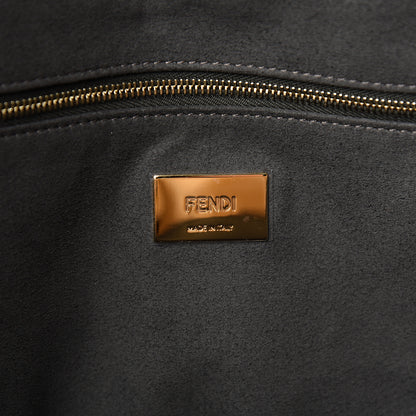 Fendi Vitello Glacier Medium FF Tote Nocciola 5 of 9