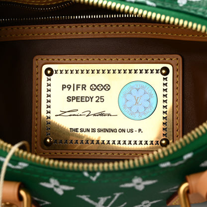 Louis Vuitton Calfskin Monogram Speedy P9 Bandouliere 25 Green 8 of 12