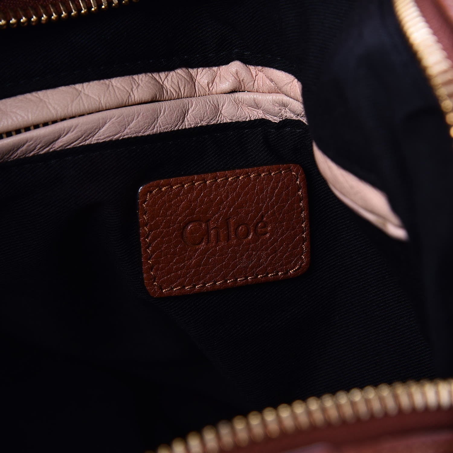 Chloe Calfskin Large Paraty Wood 6 of 7
