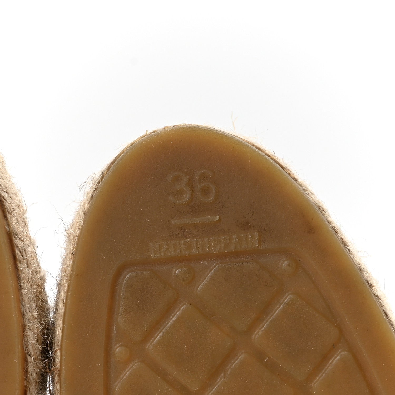 Chanel Mesh Grosgrain CC Espadrilles 36 Black 7 of 8