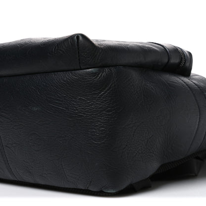 Louis Vuitton Calfskin Monogram Shadow Sprinter Backpack Black 10 of 10