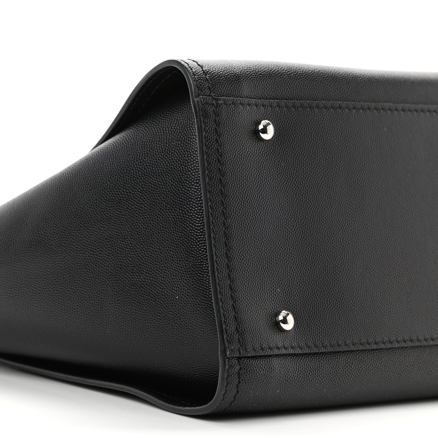 Caviar Small Studded Deauville Tote Black