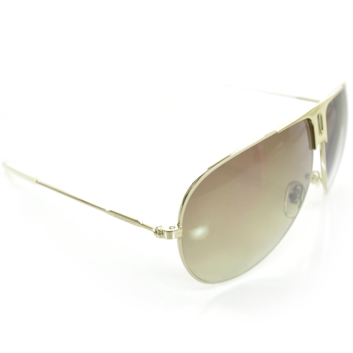 Saint Laurent Aviator Sunglasses 2202S Gold 5 of 8