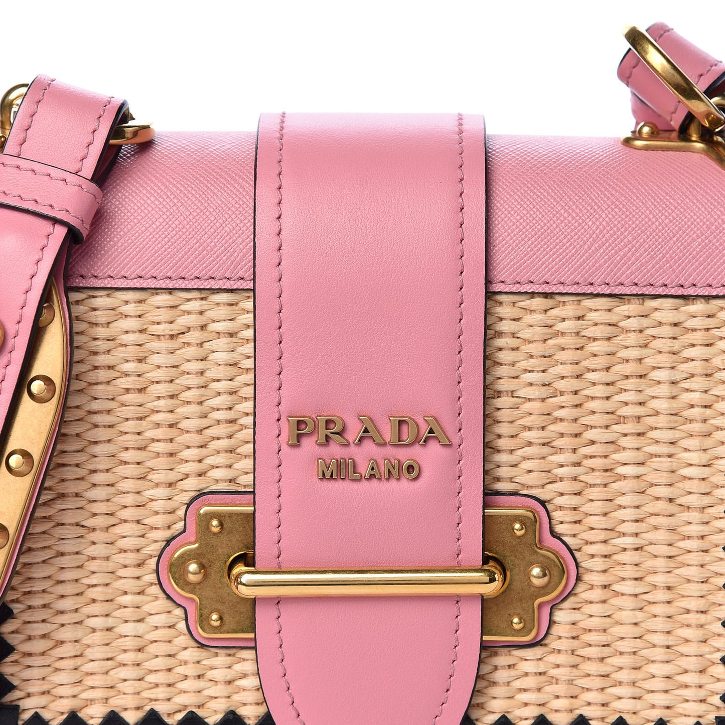 City Calf Raffia Saffiano Cahier Bag Naturale Petalo