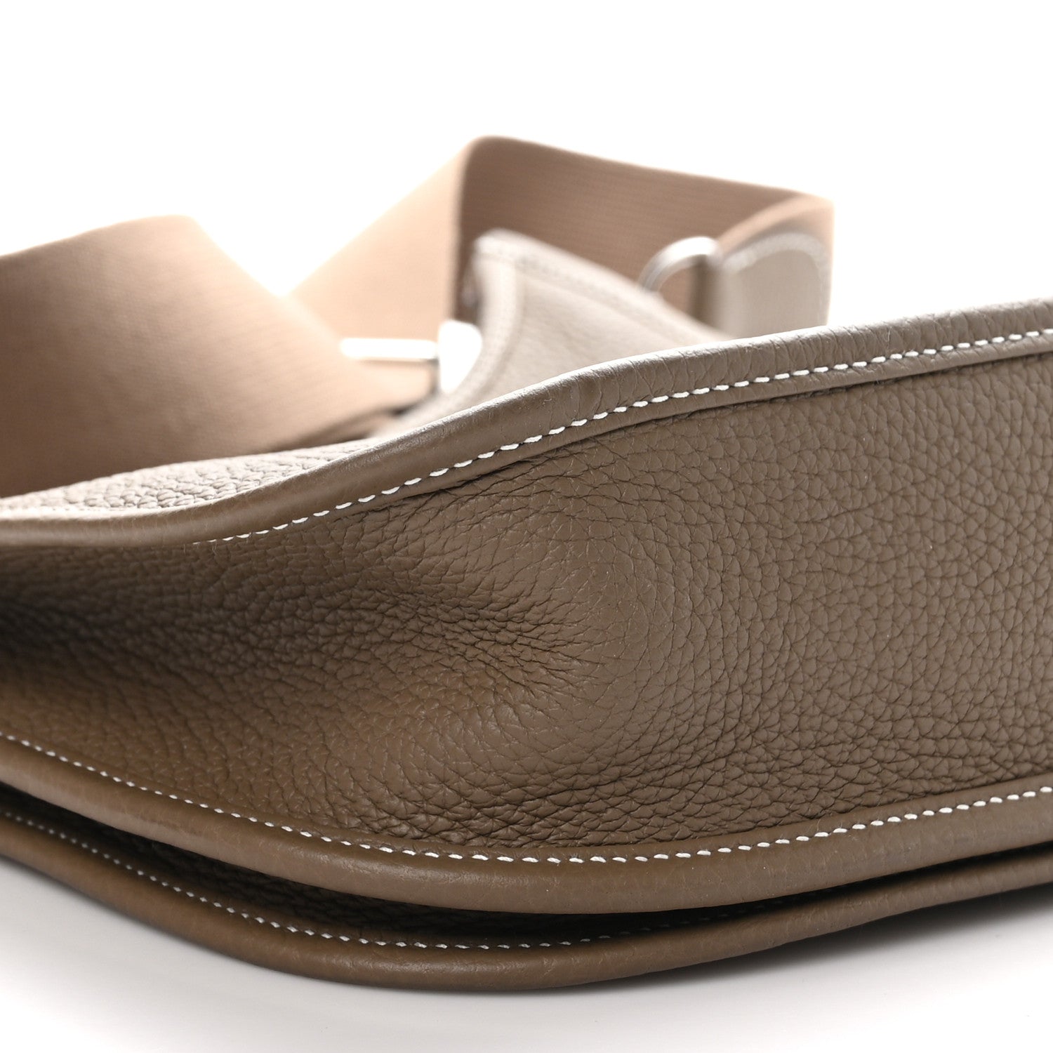 Hermes Taurillon Clemence Evelyne III PM Etoupe 8 of 9