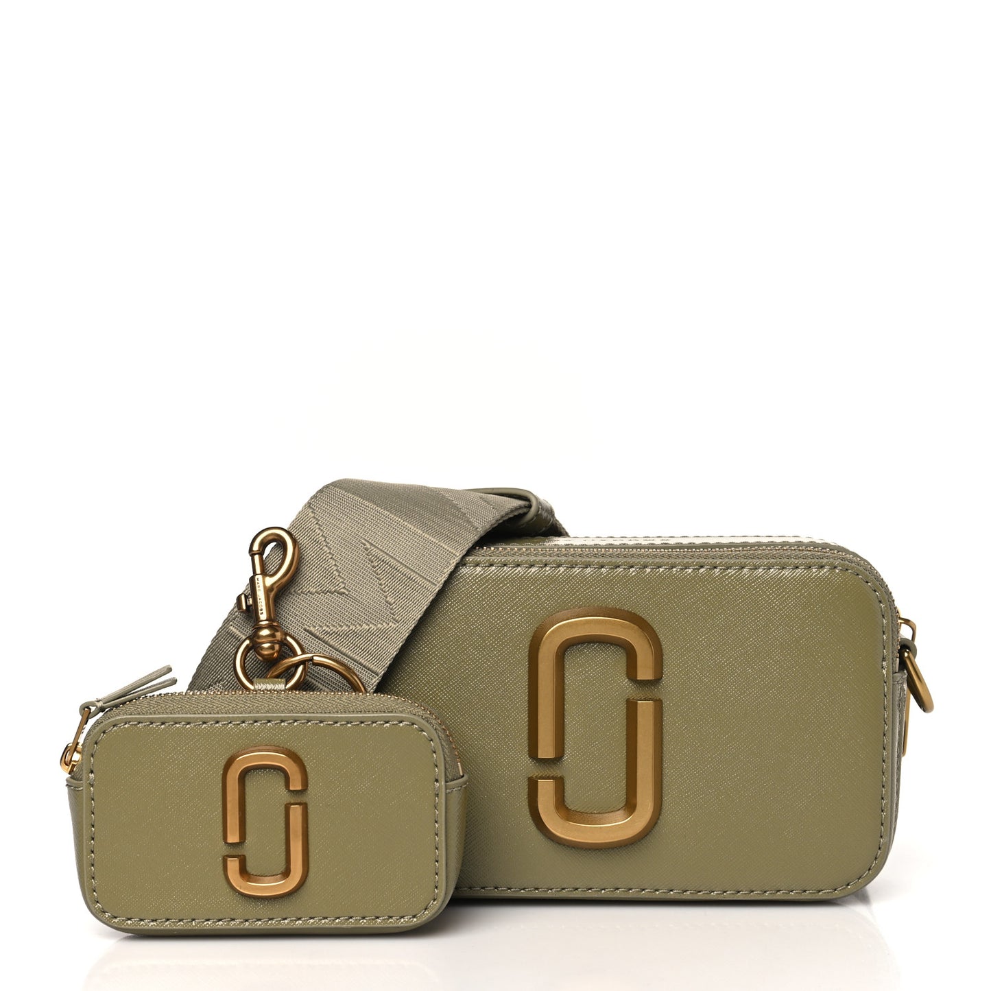 Saffiano Utility Snapshot Camera Bag Green