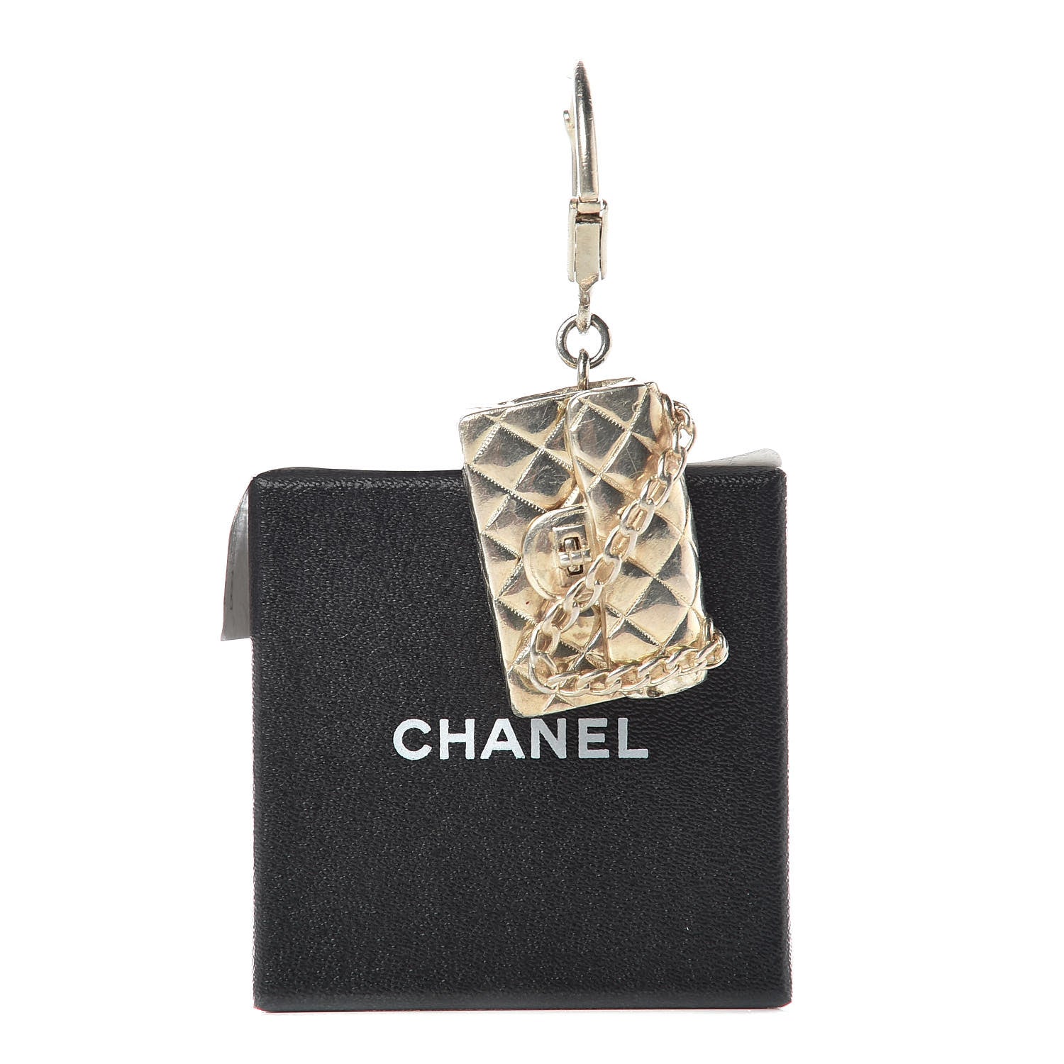Chanel Quilted Flap Keychain 3 of 3