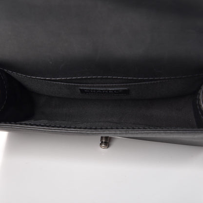 Chanel Calfskin Double Stitch Medium Boy Flap Black 5 of 9