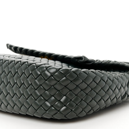 Bottega Veneta Nappa Intrecciato Small Cobble Shoulder Bag Dark Green 13 of 13