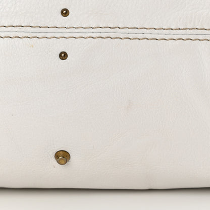 Chloe Calfskin Medium Paddington Satchel White 13 of 13