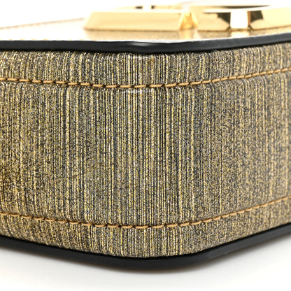 Marc Jacobs Metallic Calfskin Glitter Small Snapshot Camera Bag Gold Black 9 of 10