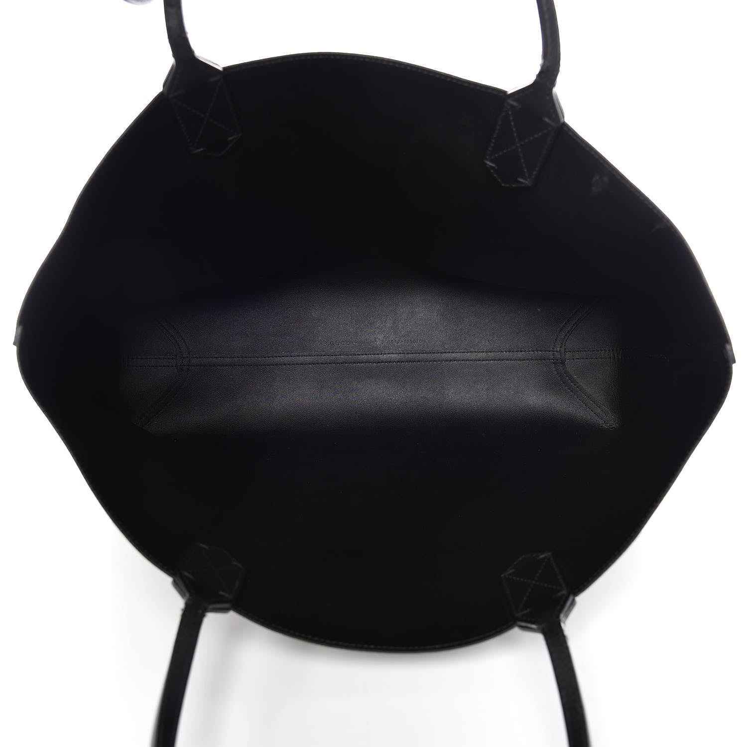 Gucci Calfskin GG Supreme Monogram Caleido Large Reversible Tote Black 12 of 26