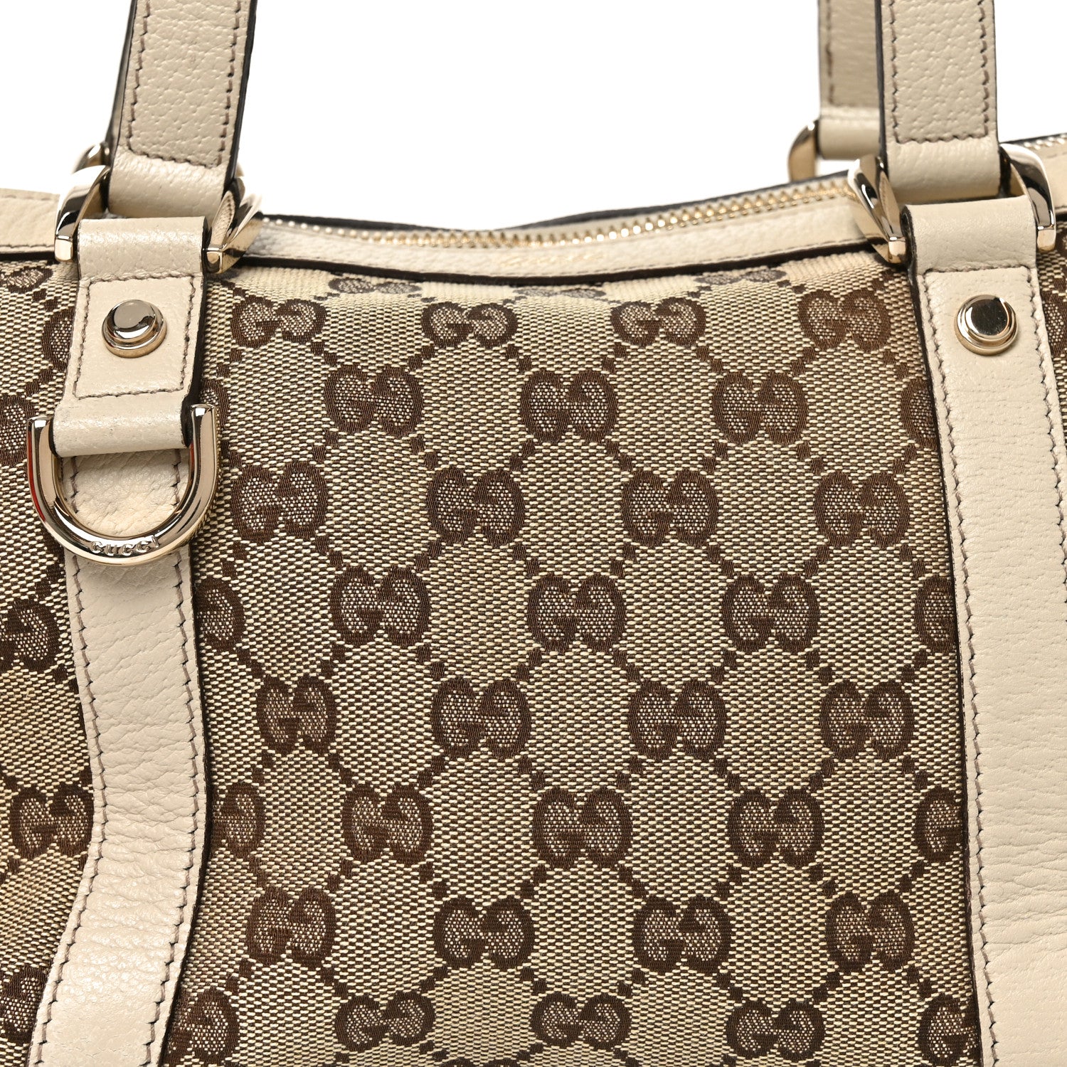 Gucci Monogram Small Abbey Tote Off White 8 of 10