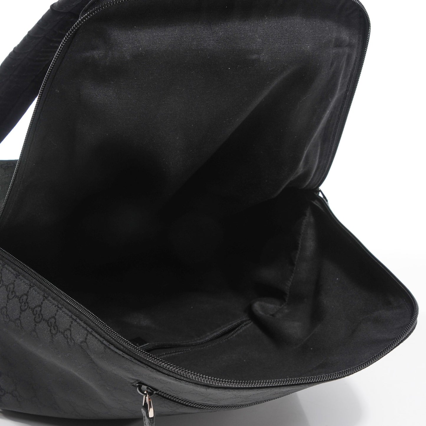 Nylon Monogram Medium Backpack Black