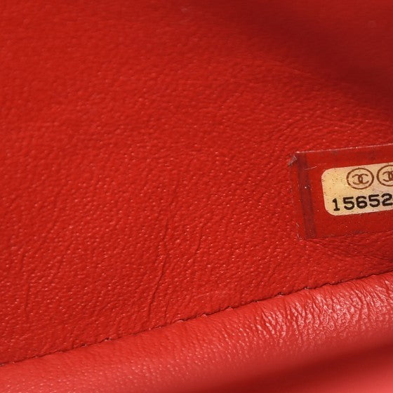 Chanel Lambskin Quilted Jumbo Double Flap Red 8 of 15