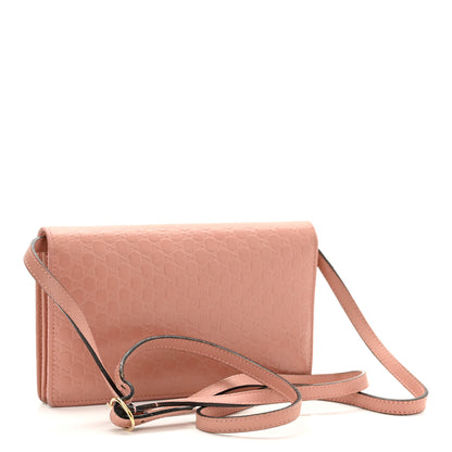 Gucci Microguccissima Crossbody Wallet Soft Pink 4 of 9