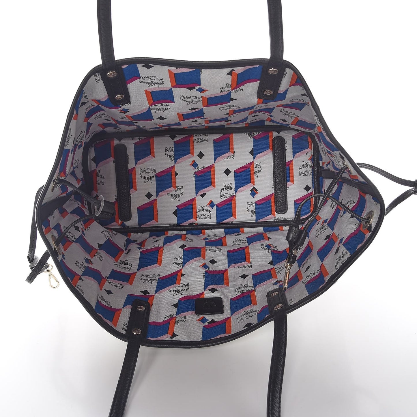 Visetos Medium Project Reversible Shopper Tote White