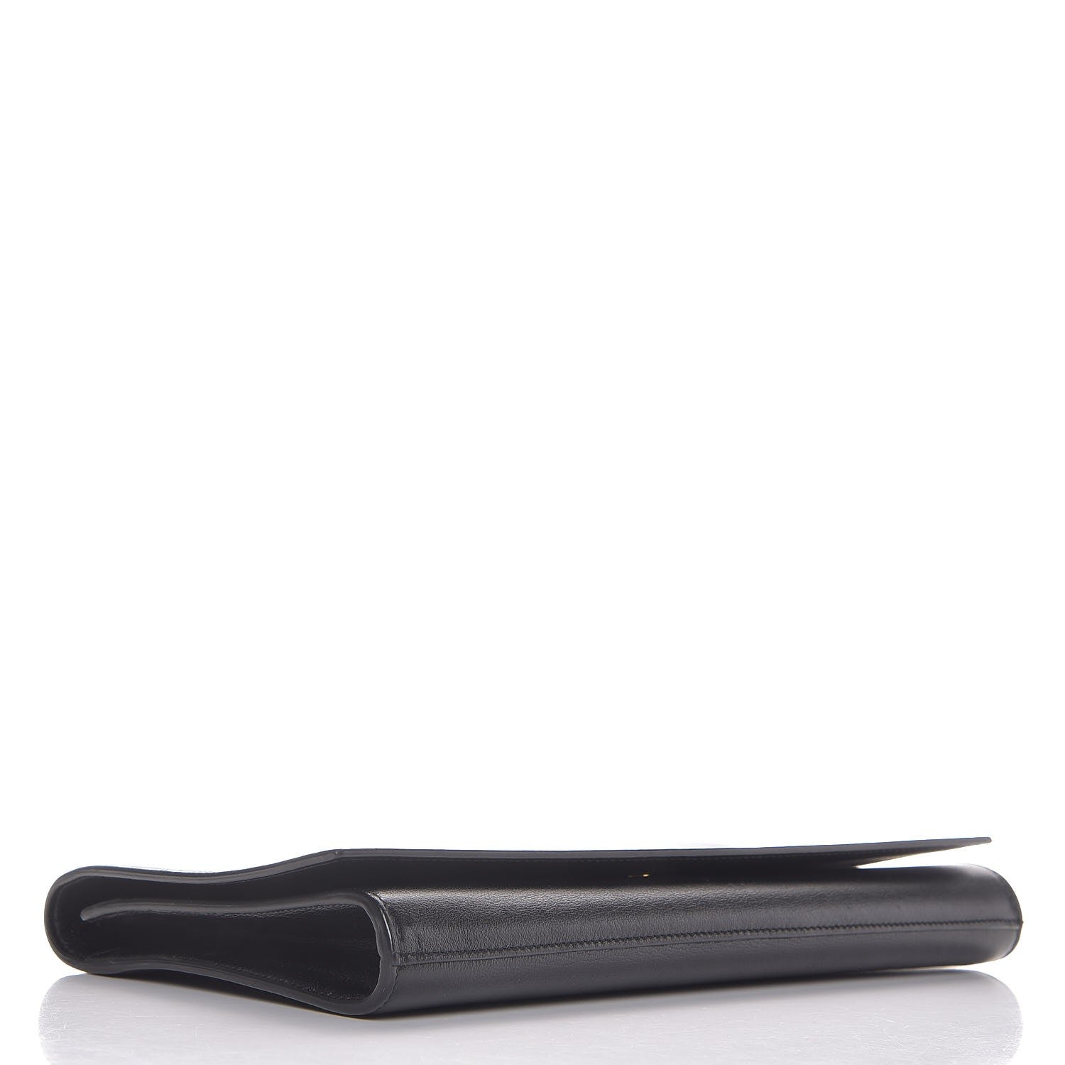 Saint Laurent Calfskin Monogram Large Belle De Jour Clutch Black 4 of 10