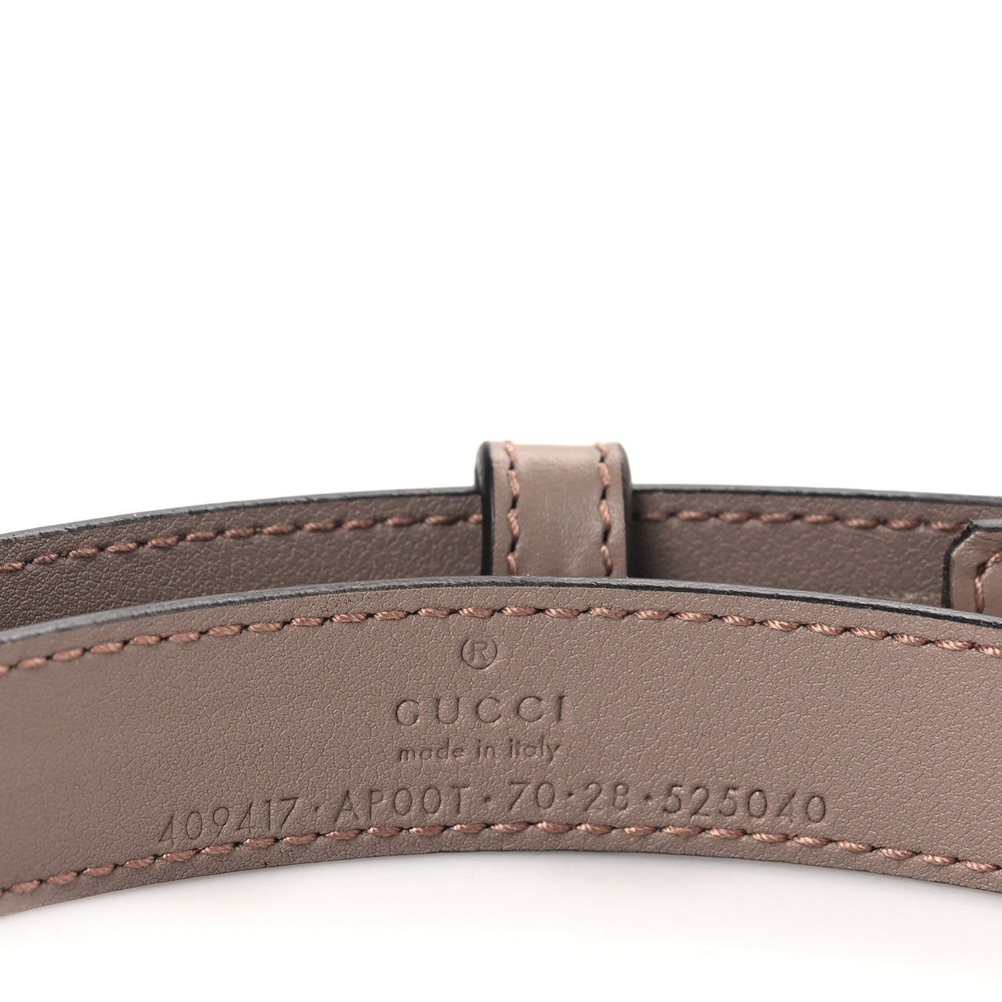 Calfskin Double G 20mm Belt 70 28 Porcelain Rose
