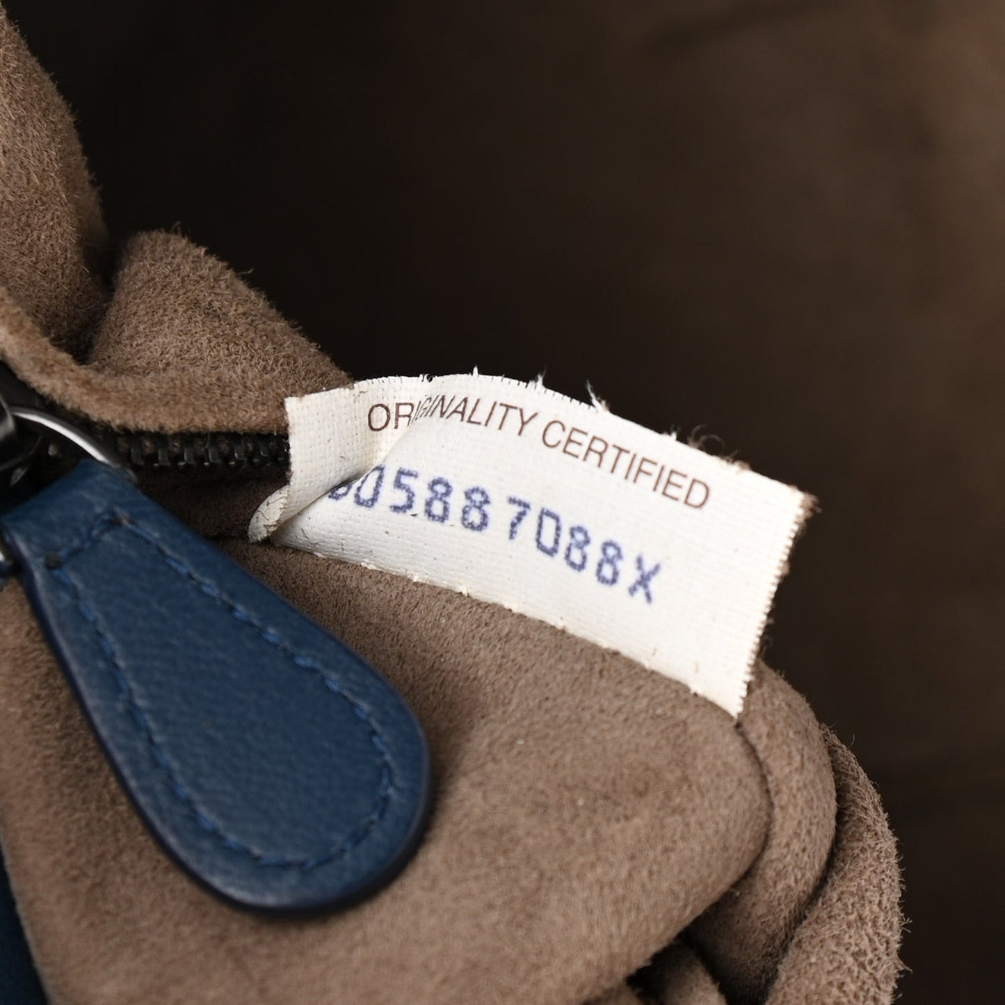 Nappa Intrecciato Small Bella Tote Navy