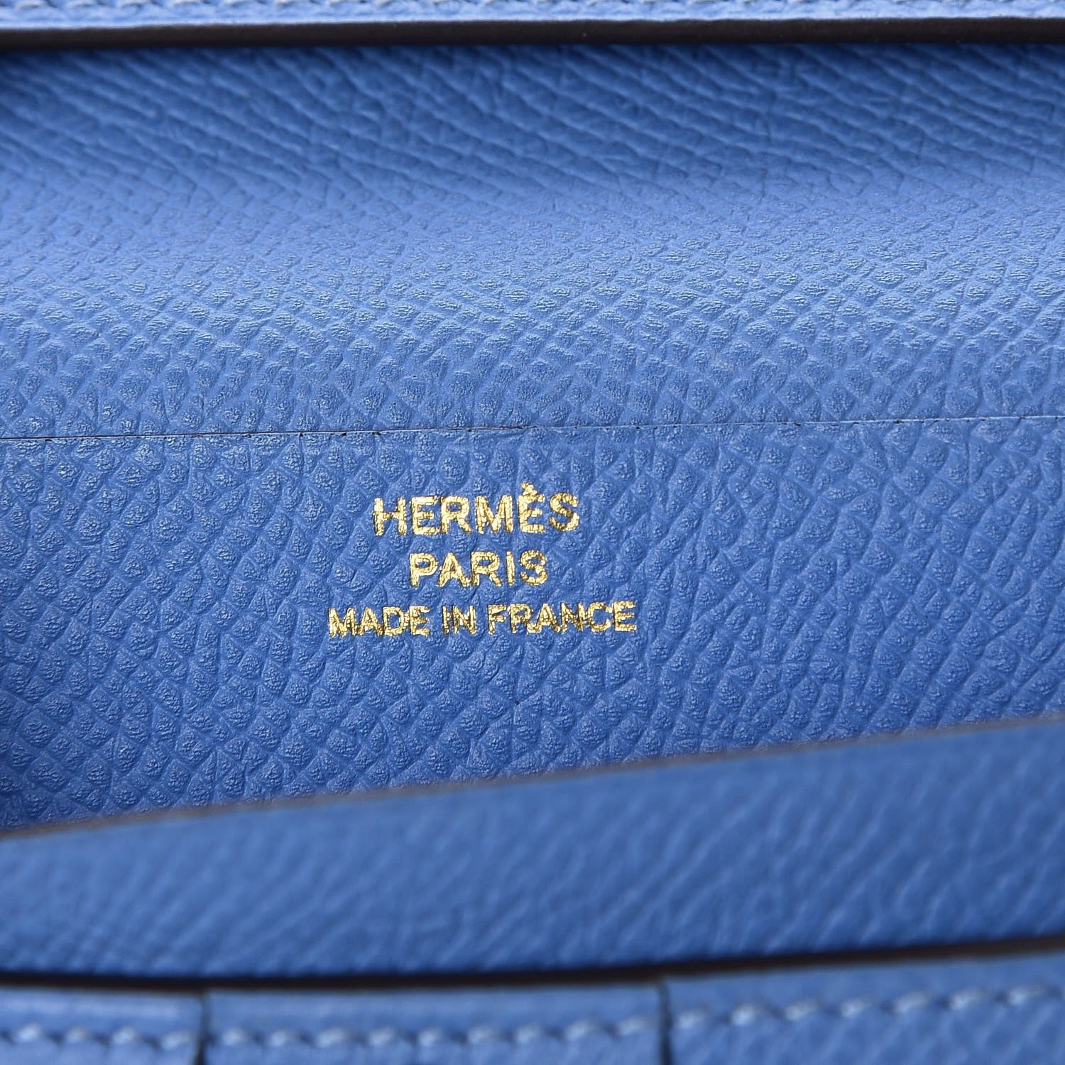 Hermes Epsom Bearn Gusset Wallet Bleu Paradis 6 of 9