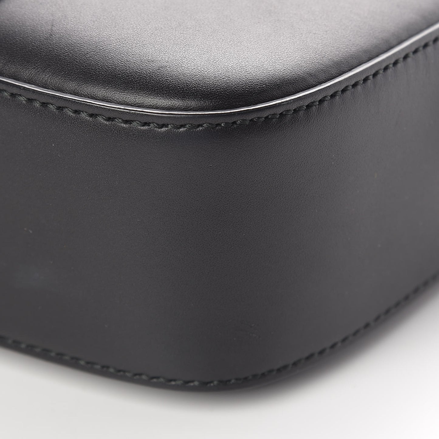 Calfskin Web Small Webby Bee Shoulder Bag Black