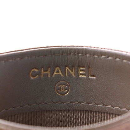 Chanel Iridescent Caviar Quilted Card Holder Beige 7 of 8