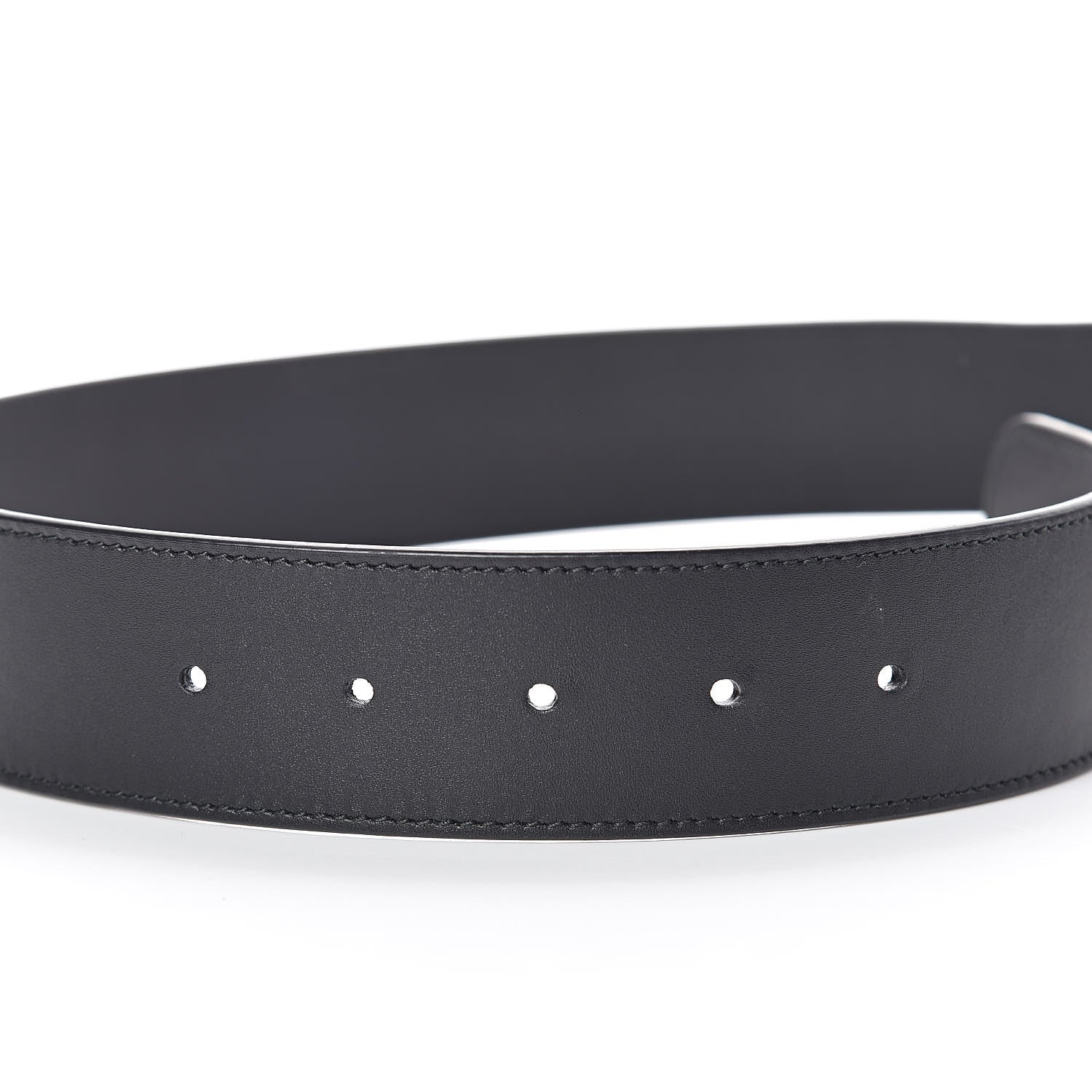 Gucci Calfskin Double G 40mm Belt 90 36 Black 5 of 7