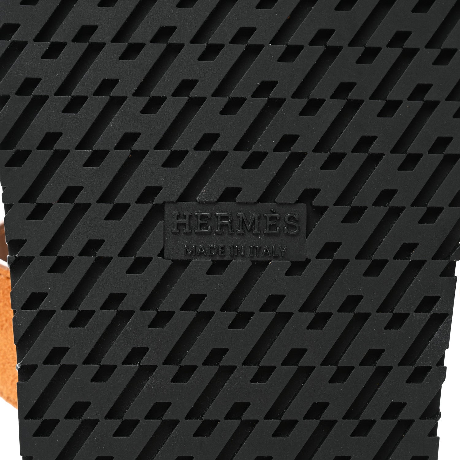 Hermes Suede Goatskin Womens Chypre Sandals 37 Naturel 8 of 9