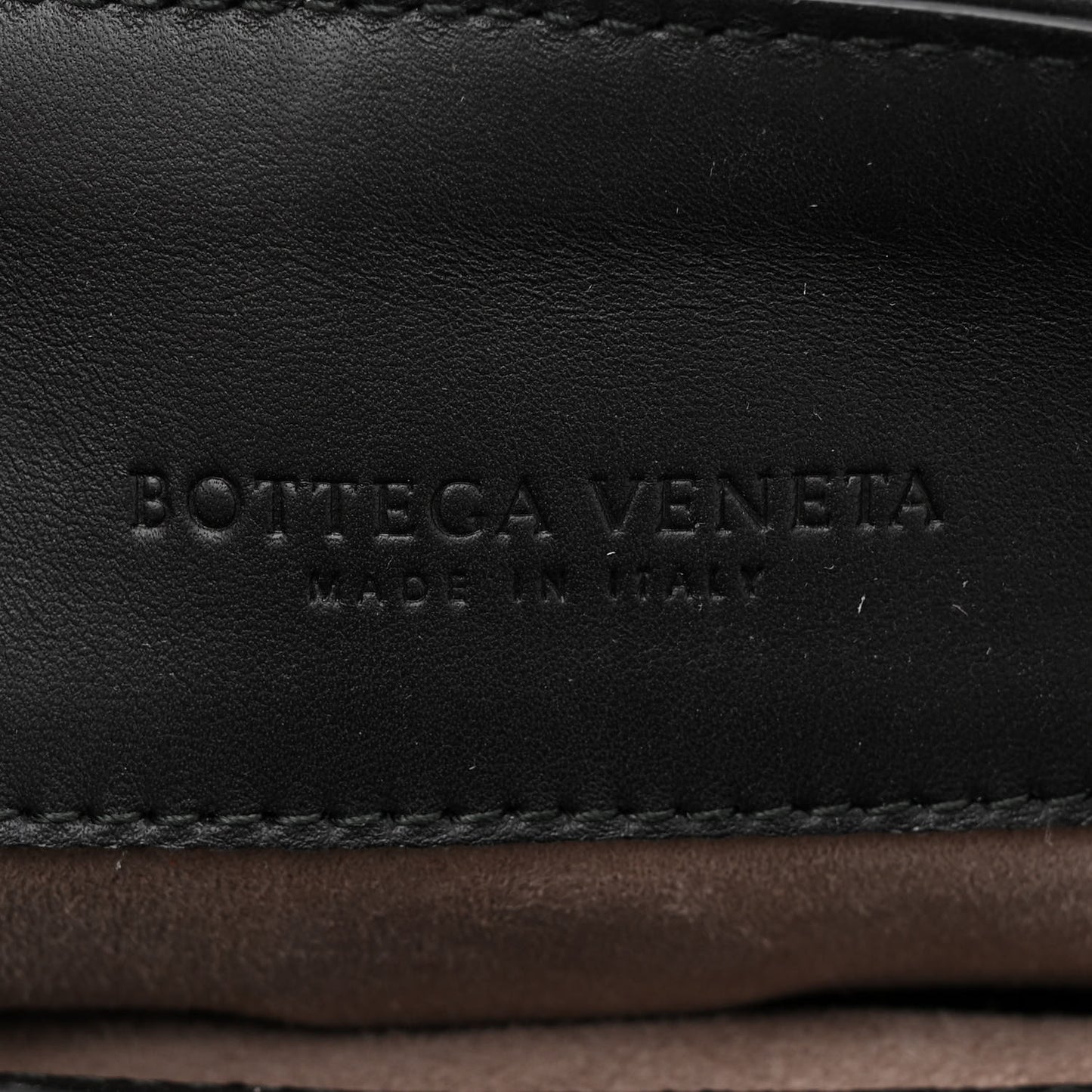 Nappa Intrecciato Baby Olimpia Shoulder Bag Black