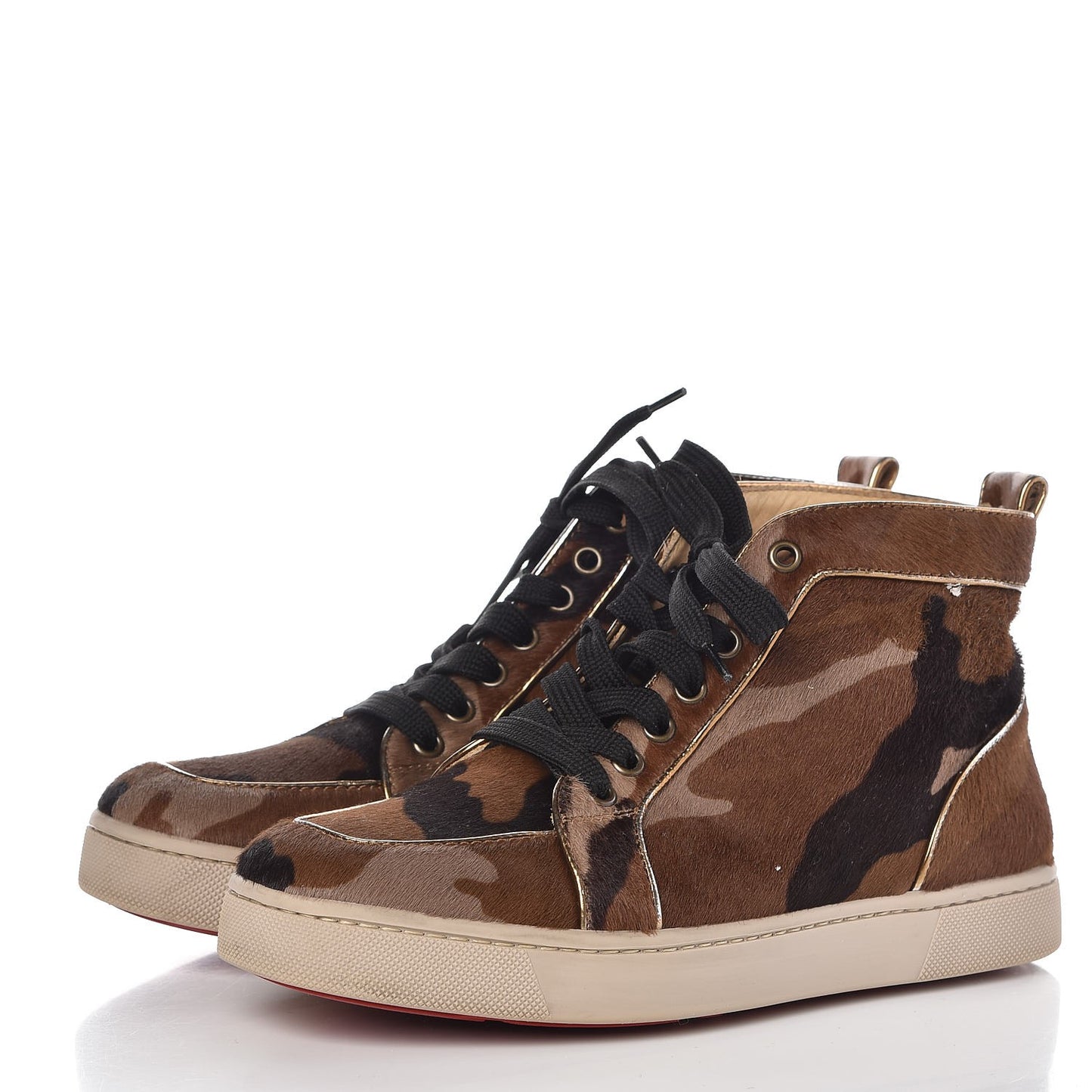 Pony Hair Camo Rantus Orlato Flat Sneakers 37.5