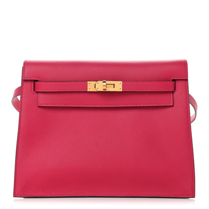 Hermes Evercolor Kelly Danse II Belt Bag Framboise 1 of 4