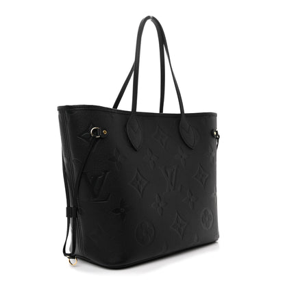 Louis Vuitton Empreinte Monogram Giant Neverfull MM Black 3 of 9
