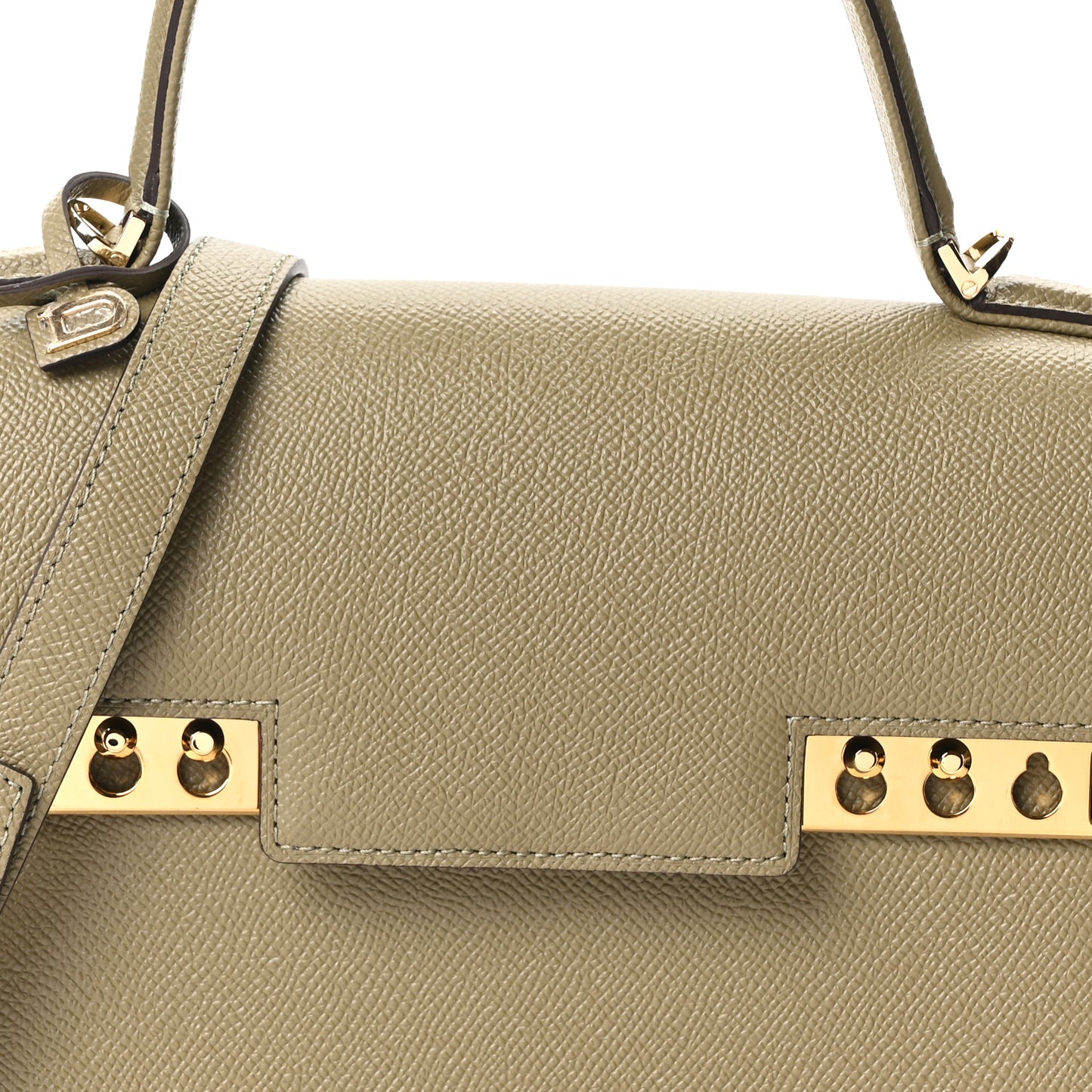 Alpina Calfskin PM Tempete Satchel Argile